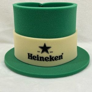 Heineken Beer Logo Green & White St. Patrick’s Day Foam Top Hat Cap Foamworx